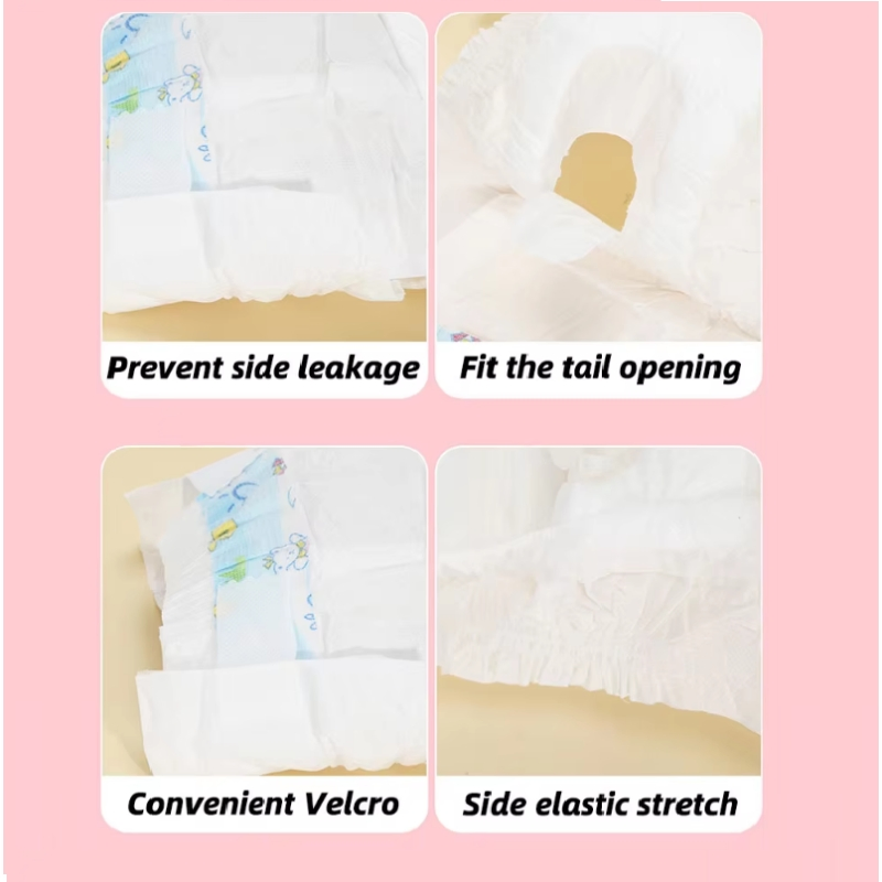 Wholesale Super Absorption Soft PEE Puppy Pads Disposable Female Dog Pet Supply Male Dog Diapers
