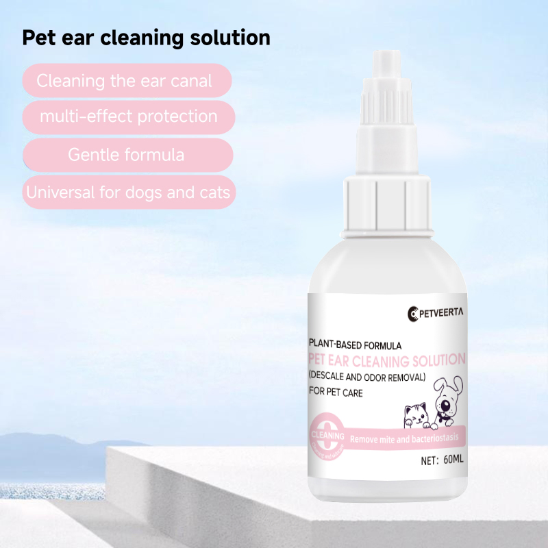 Gentle Pet Ear Cleaner Solution for Dogs and Cats