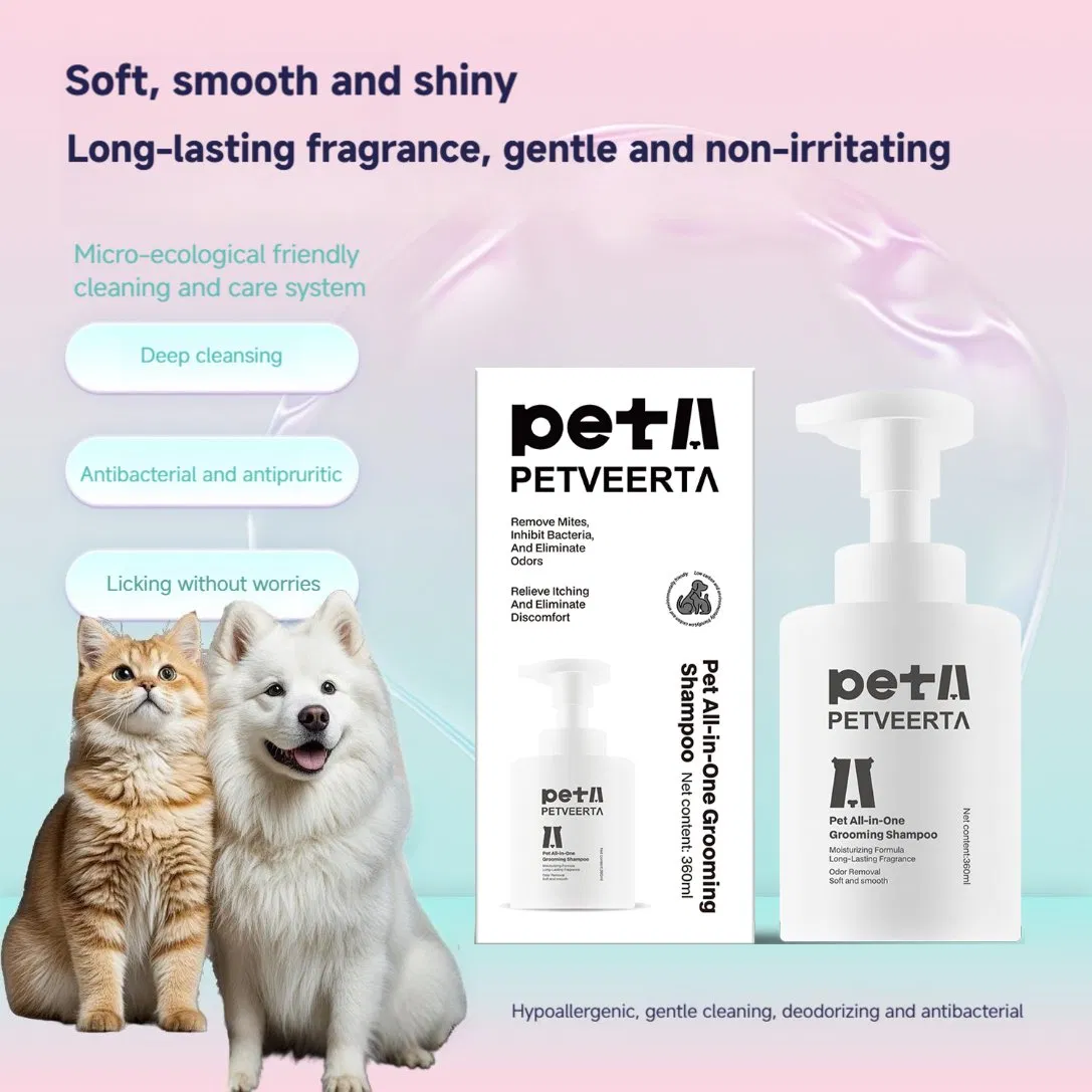Manufacturer Advanced Pet All-in-One Shampoo for Pets with EU Standards