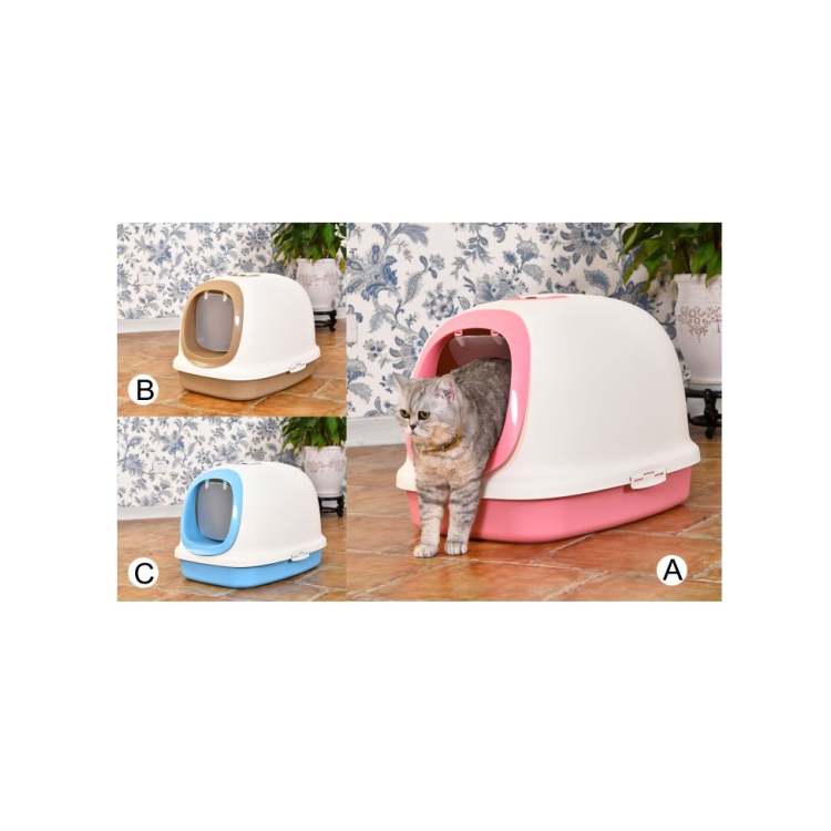 Eco-Friendly Durable Indoor Pet Toilet Training Case Cat Litter Box