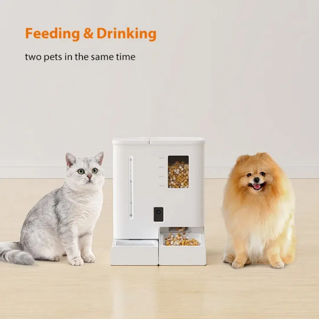 Easy Clean Food+Water 2in1 Automatic Smart Pet Feeder with 2K Camera Pet Products