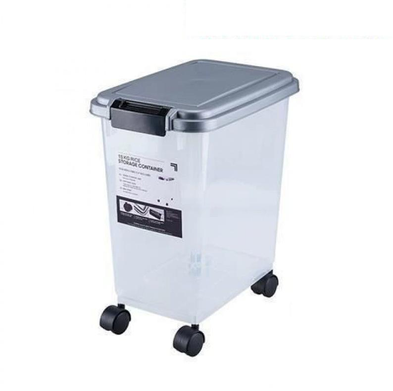 Pet Food Storage Bucket Cat Food Storage Bucket Sealed Moisture-Proof Mildew Proof Lift Lid Dog Food Storage Box