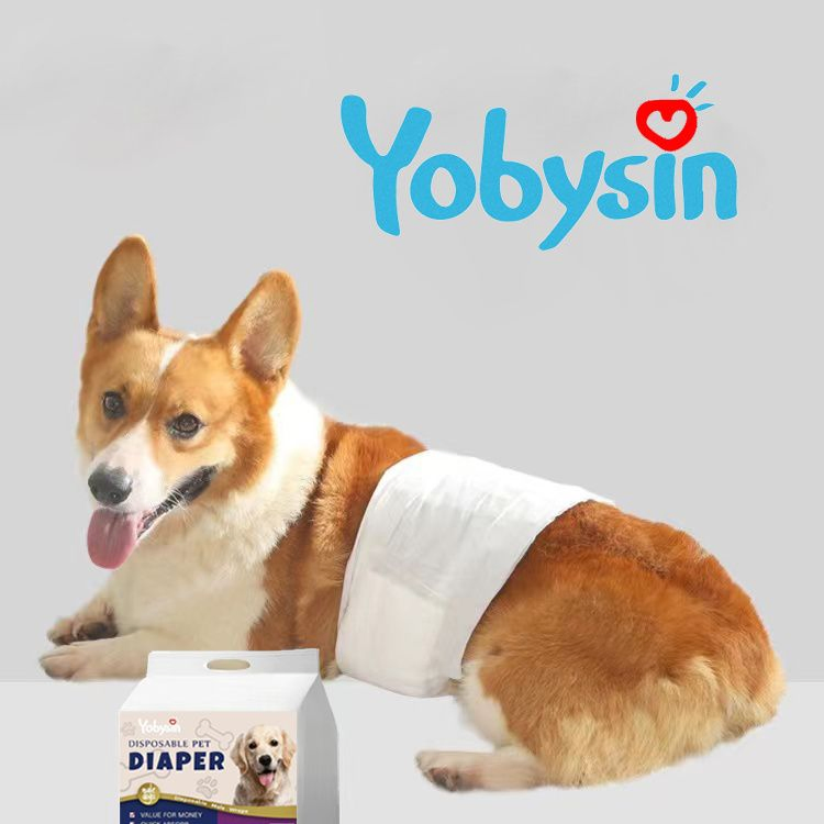2025 Popular Yobysin Best Selling Free Sample Factory Price Disposable Pet Diapers
