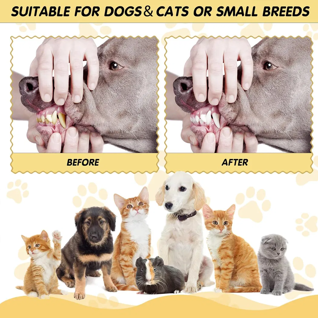 Three Sided Pet Toothbrush Detail 4