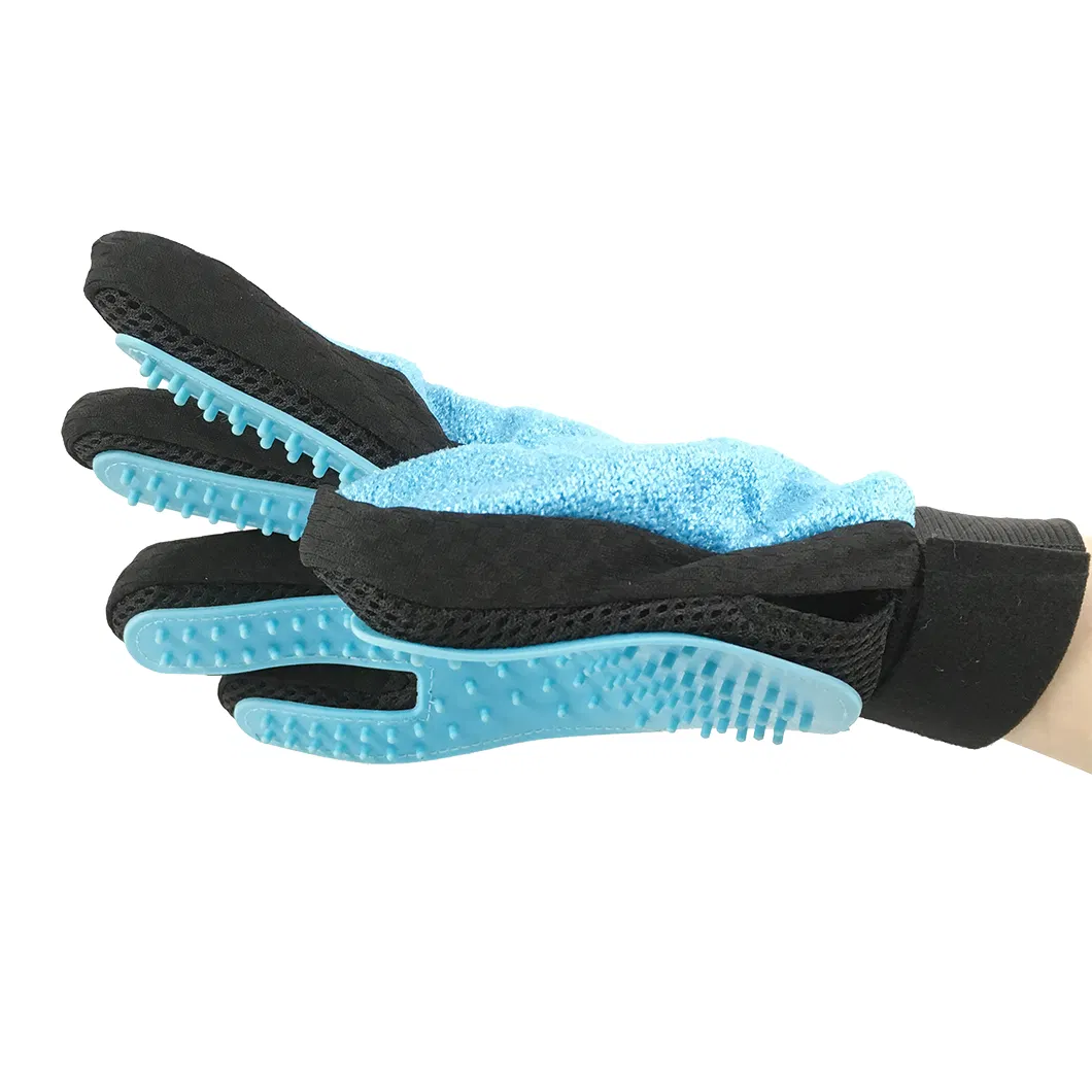 TPR Air Mesh Pet Cleaning Product Grooming Bath Glove