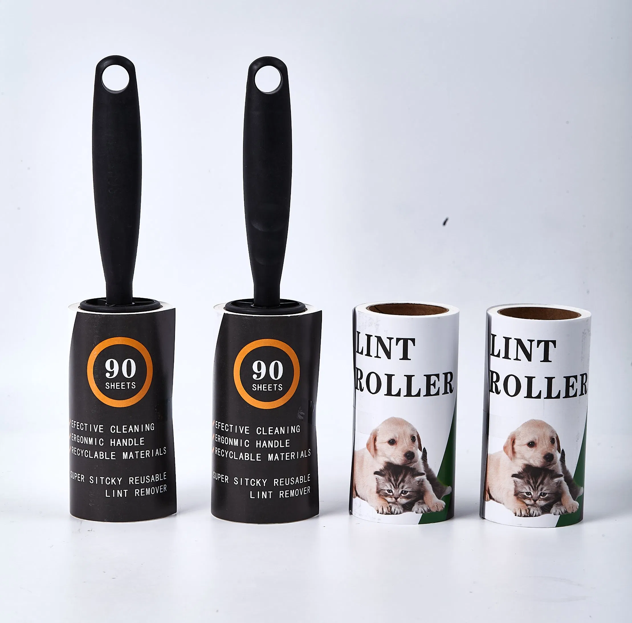 Multi-Colors Lint Sticky Cycling Dog Cat Pet Hair Remover Roller