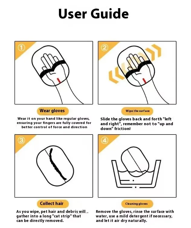 Pet Hair Removal Glove 9