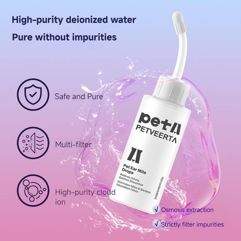 Daily Use Pet Ear Cleaner to Maintain Healthy Clean Ears Naturally