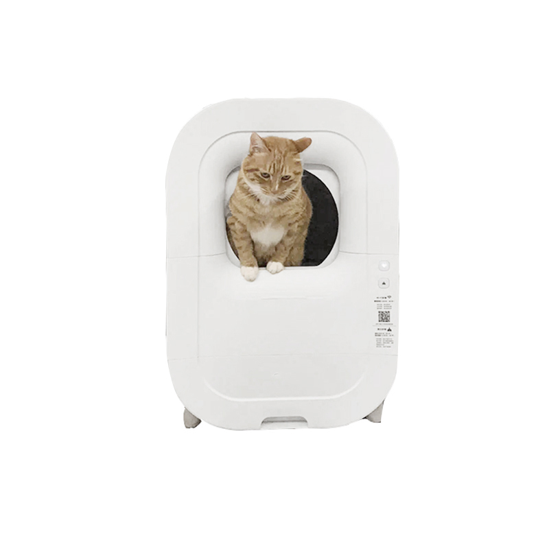 APP WiFi Control Intelligent Self-Cleaning for Big Pet Cats Toilet Fully Enclosed Smart Cat Litter Box Automatic