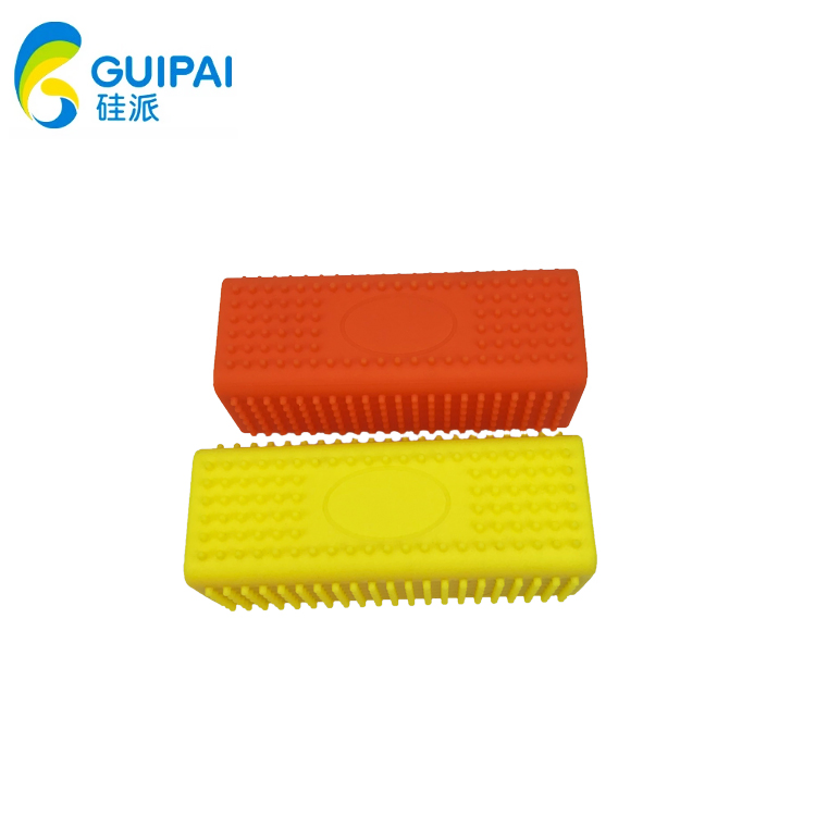 Pet Dog Cat Silicone Rubber Grooming Shower Bath Brush Massage Comb Hair Brush Remover