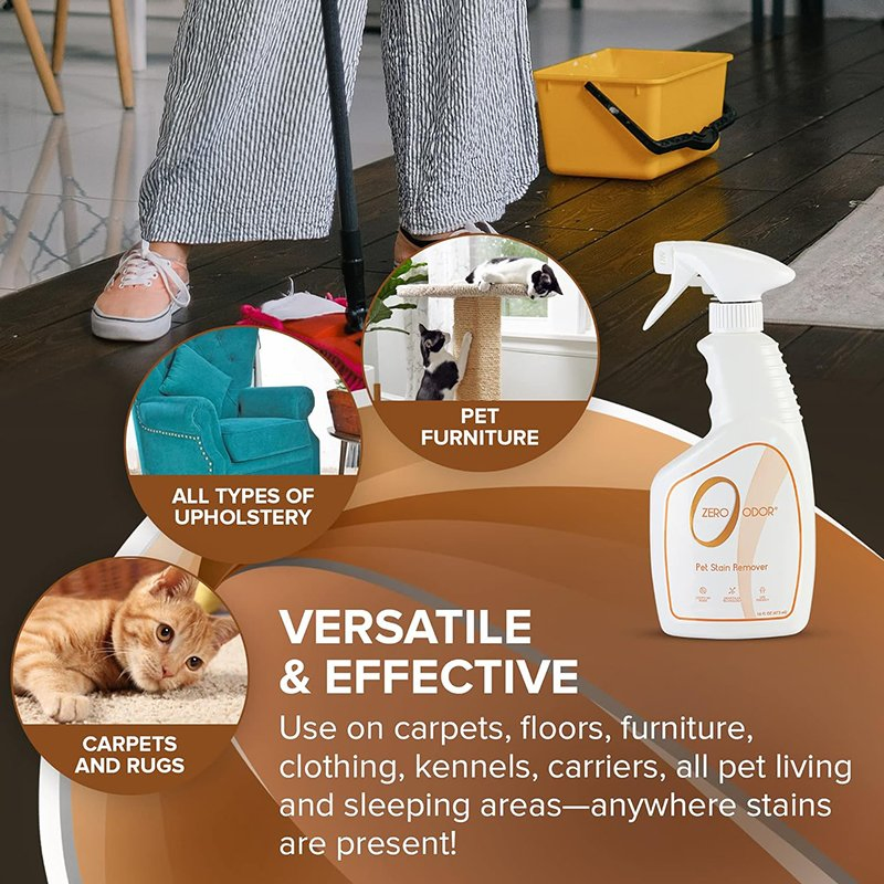 2024 Pet Odor Eliminator Indoor Remove Pet Stains Odor Urine Cleaning Carpet Deodorizer for Cat and Dog