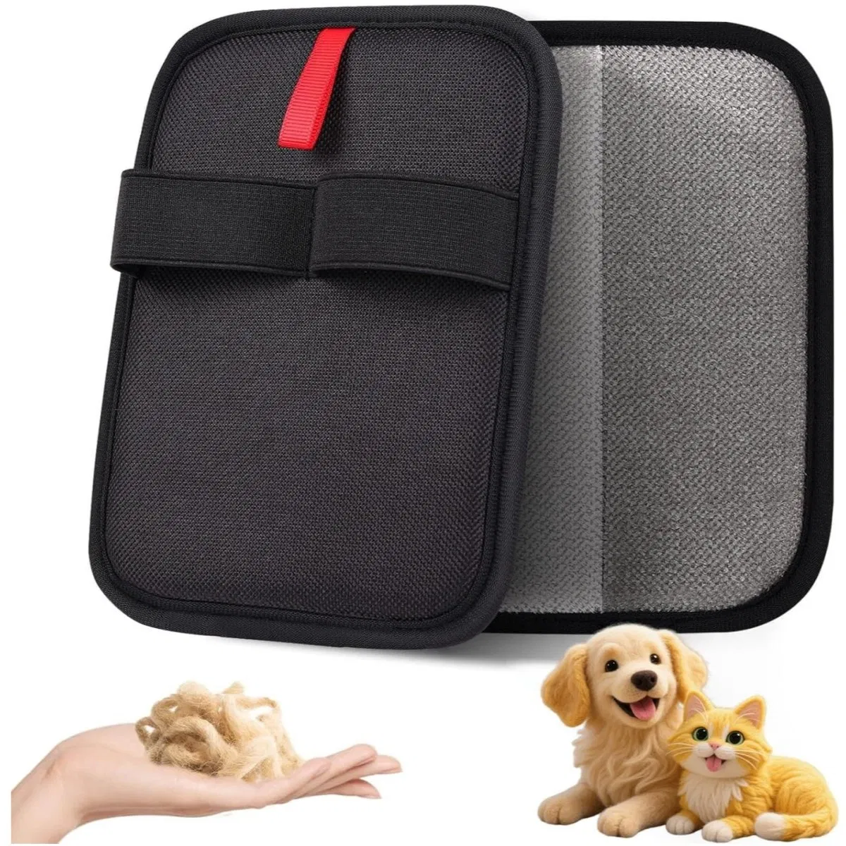 High Quality Pet Hair Removal Glove Electrostatic Hair Remover Grooming Pet Gloves Hair Removal Brush