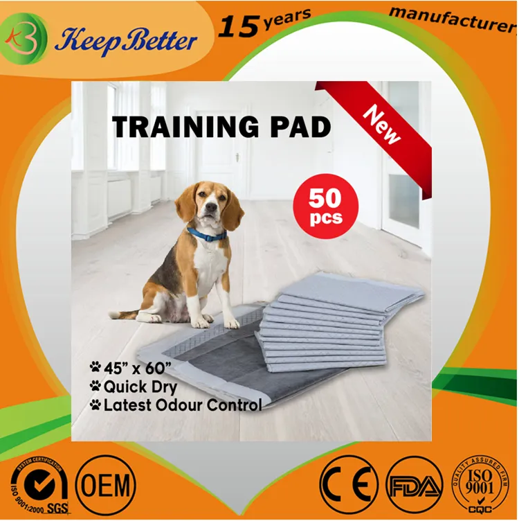 Pet Supply Disposable Anti-Slippery Sticker Pet Dog Puppy Training PEE Urine Pad Wee Wee Hygienic Sanitary Mat Under Pad
