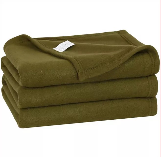 Colourful Eco Friendly RPET Polar Fleece Warm Blanket Custom Recycled Pet Blanket for Multiple Uses