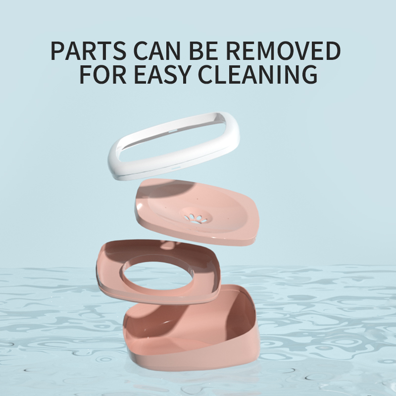 Candy Cube Pet Floating Bowl Pet Bowl 1L/35oz Slow Drinking Dog Water Bowl