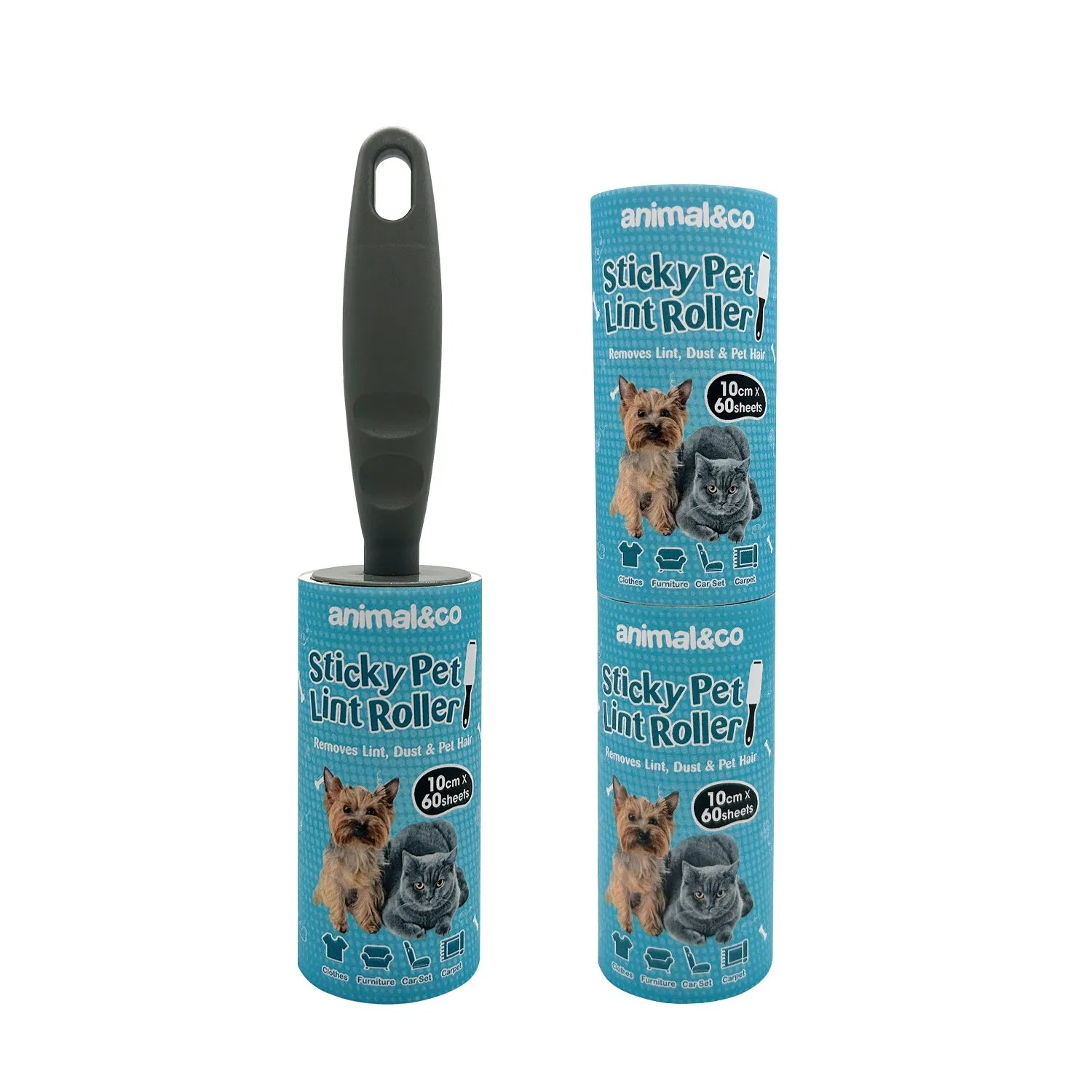 Extra Sticky Lint Roller Professional Pet Hair Remover for Furniture &amp; Clothing