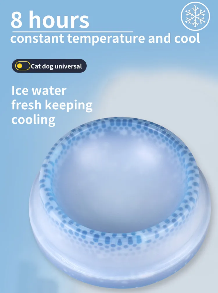 Pet Freezable Ice Chilly Bowl
