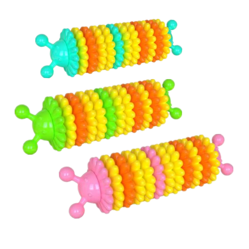 Wholesale Toy Designer Caterpillar Shape Dog Toothbrush Chew Pet Toys