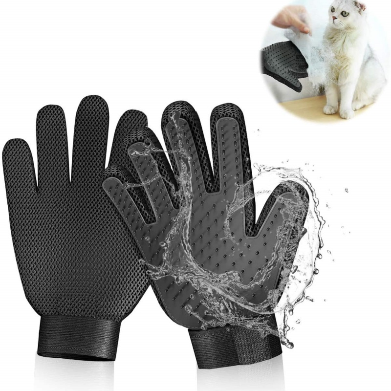 Odorless Dog Grooming Gloves for Effortless Pet Care