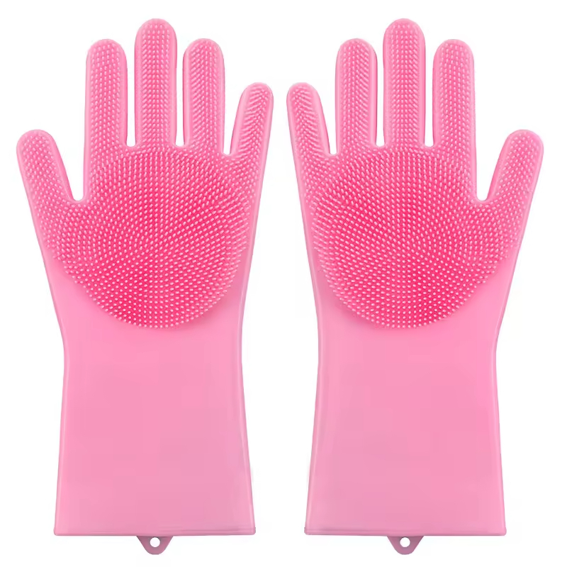 Pet Grooming Cleaning Gloves for Dog Cat Bathing Shampoo Hair Removing