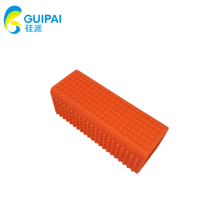 Pet Dog Cat Silicone Rubber Grooming Shower Bath Brush Massage Comb Hair Brush Remover