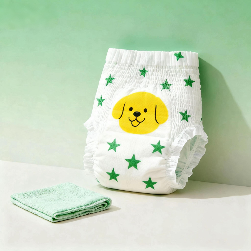 Eco-Friendly Bamboo Pet Diapers for Female Dogs' Comfort
