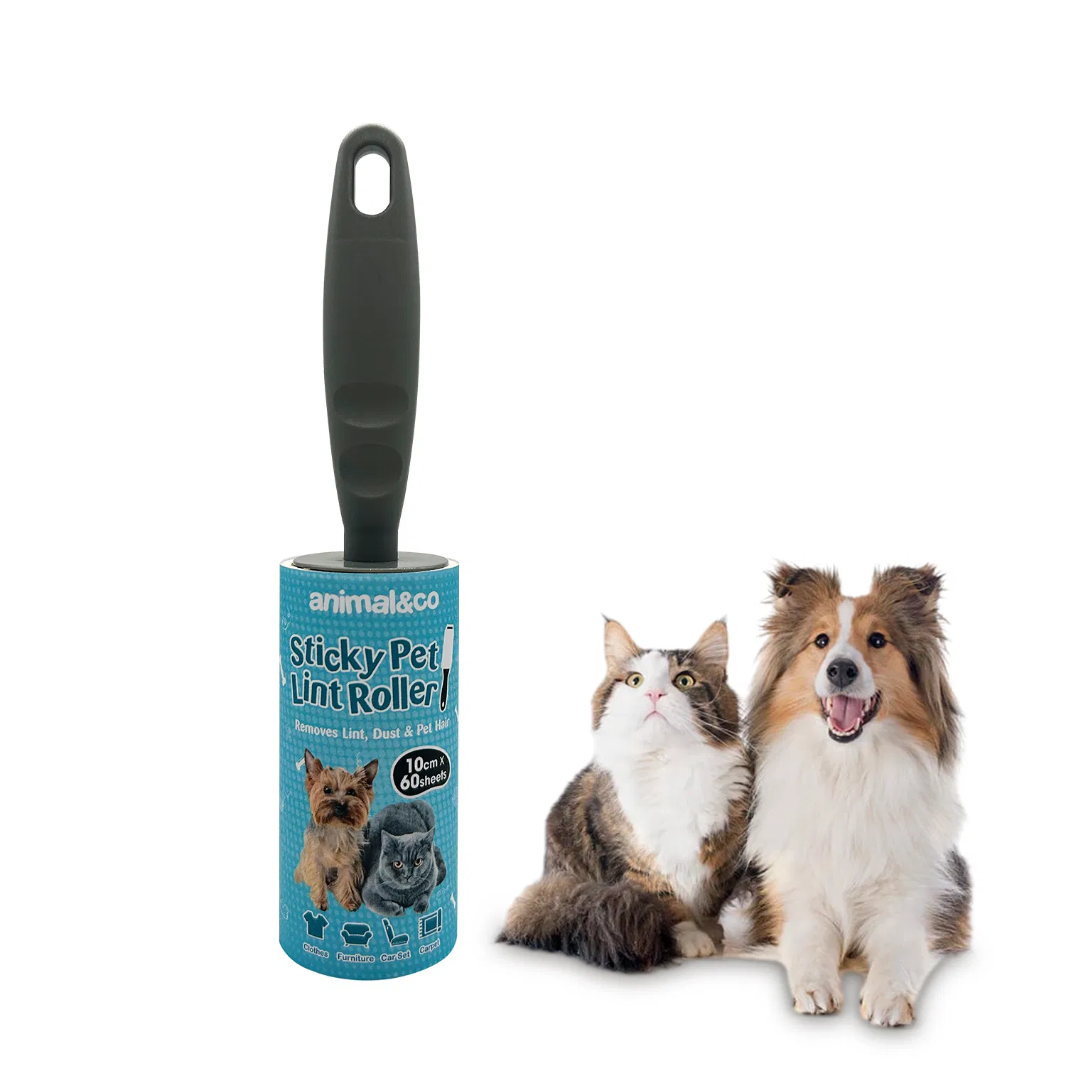 Extra Sticky Lint Roller Professional Pet Hair Remover for Furniture &amp; Clothing