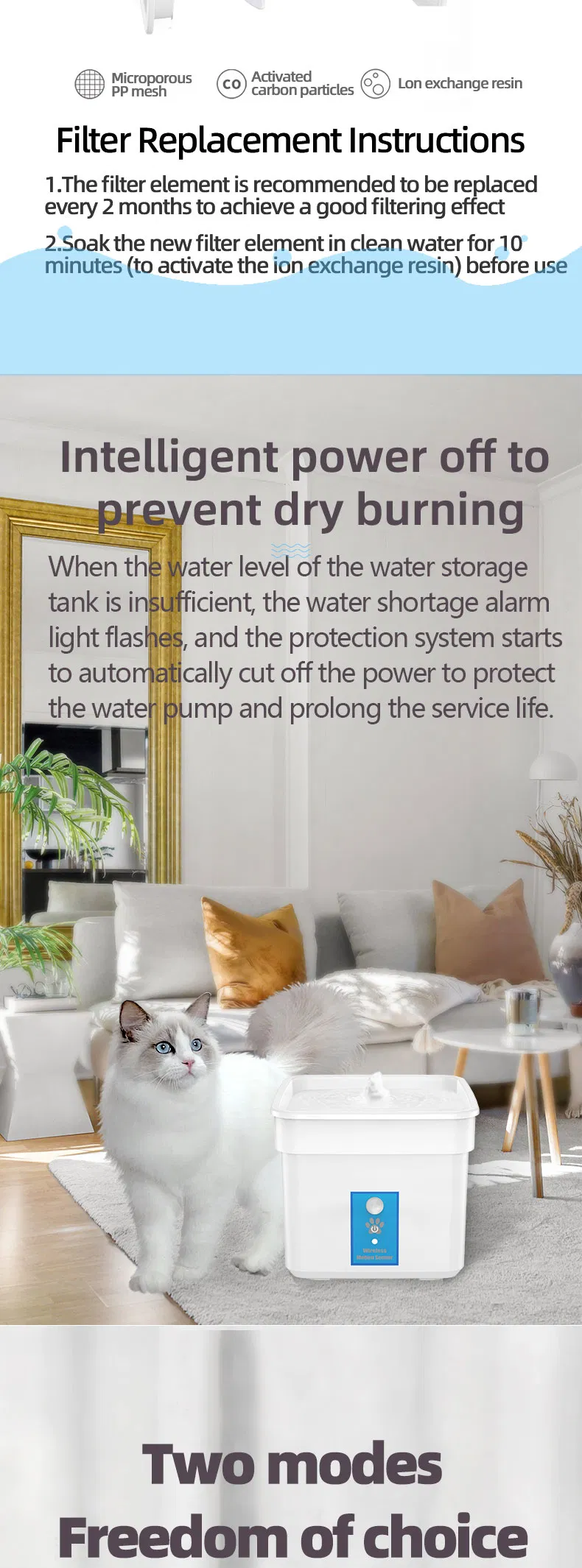 Pet Water Fountain Detail 6