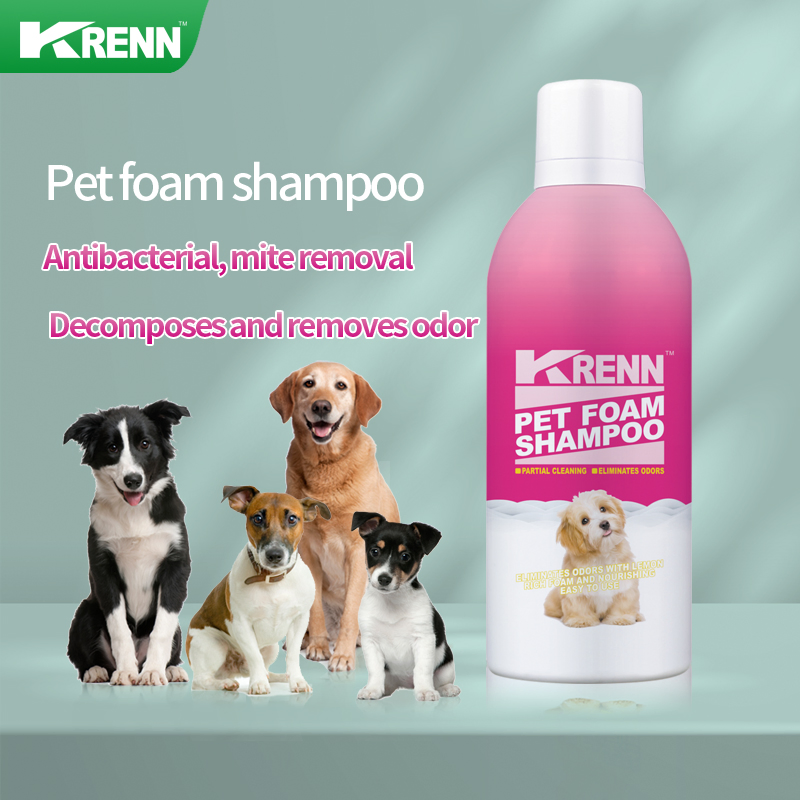 Pet Cleaning Products Odor Eliminating Pet Foam Shampoo Deodorizing Shampoo for Dogs