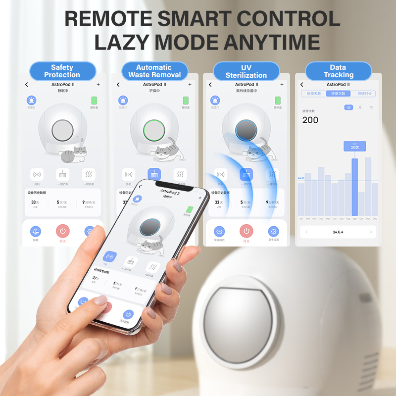 Pet Self-Cleaning Automatic Intelligent Cat Toilet Robot Cat Litter Box