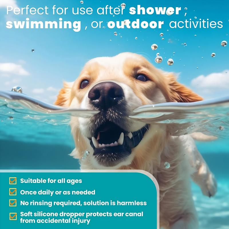 Cat &amp; Dog Ear Cleaning Solution Antiseptic Ear Cleaner for Pets