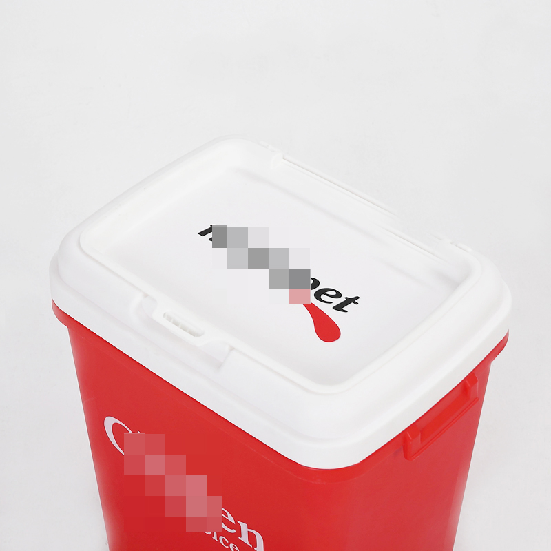 15kg Hot Sell Iml Logo Printing Pet Dog Cat Dry Food Storage Bin