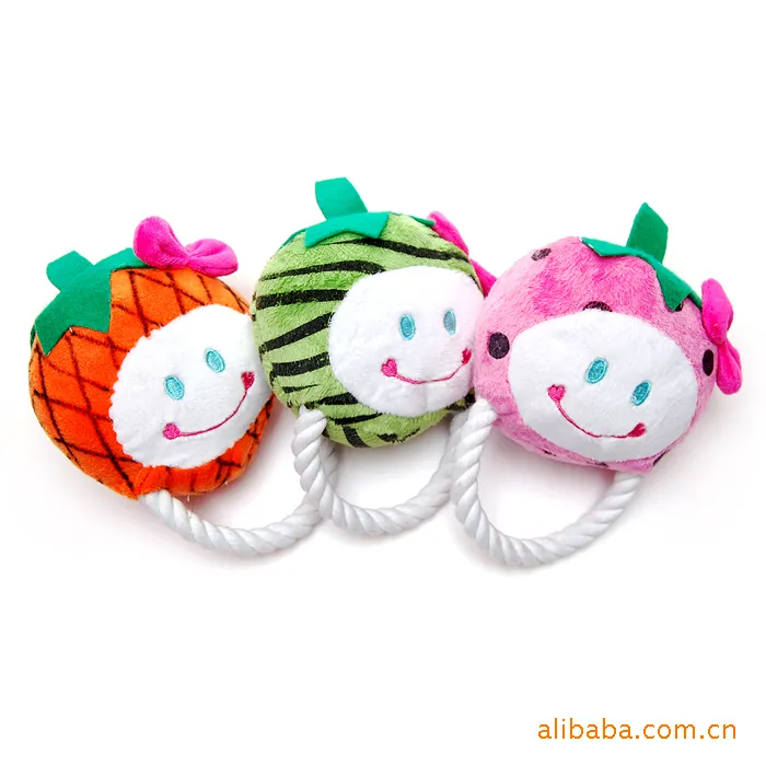 Plush Stuffed String Pet Ball Toy