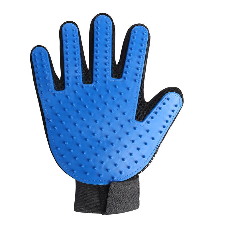 Custom Logo Silicone Dog Pet Brush Glove Grooming Brush Pet Grooming Glove