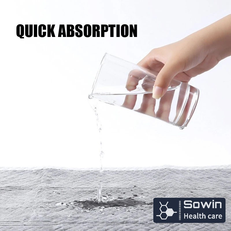 OEM Manufacture Bamboo Charcoal Fabric Disposable Deodorant Pet Training Pad