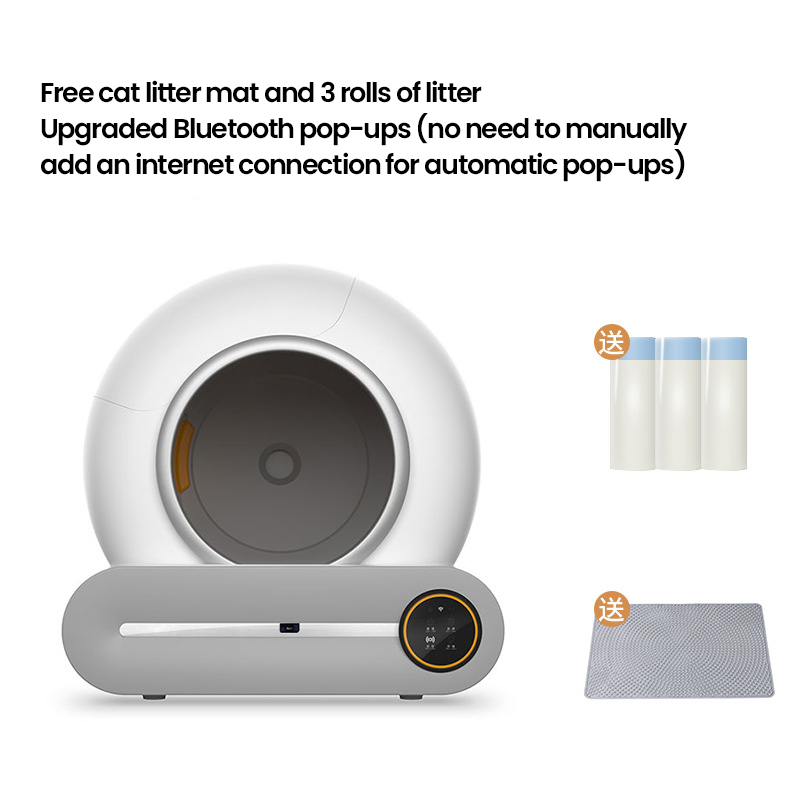Automatic Intelligent Cat Litter Box Pet Cat Automatic Cat Litter Machine Deodorizing Fully Enclosed Electric Cat Toilet Wholesale Factory