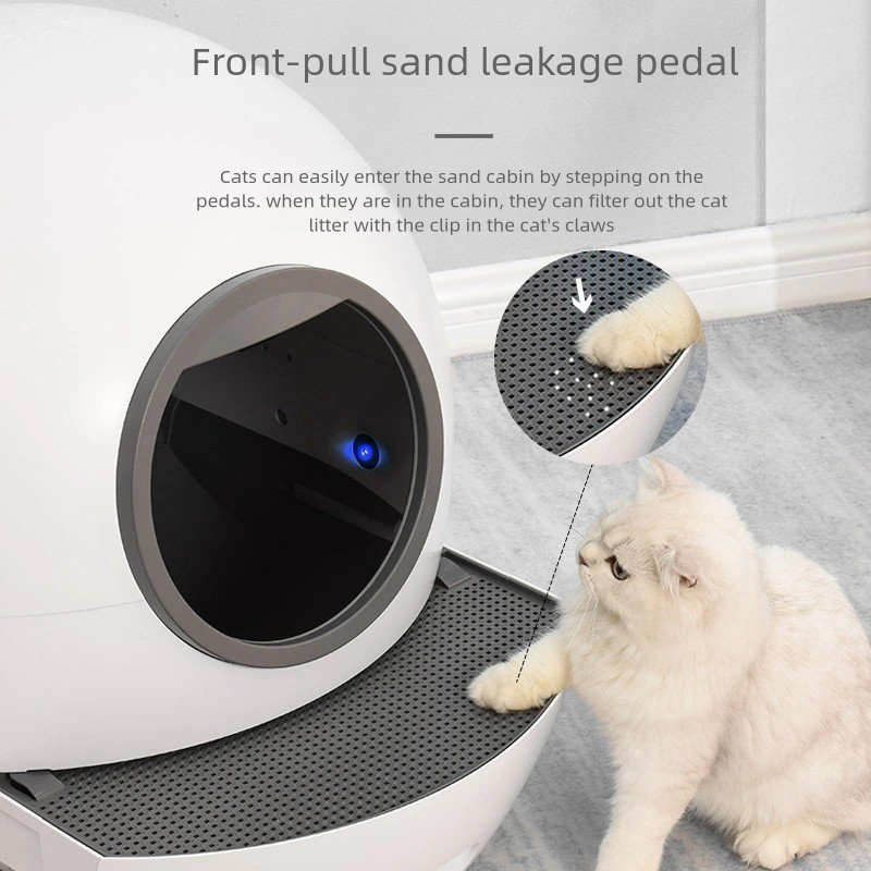 OEM/ODM Smart Cat Litter Box WiFi Automatic Scoop UV Sterilisation Fully Automatic Cat Toilet Pet Cat Supplies