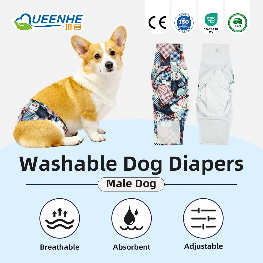 Reusable Washable Male Pet Dog Diaper