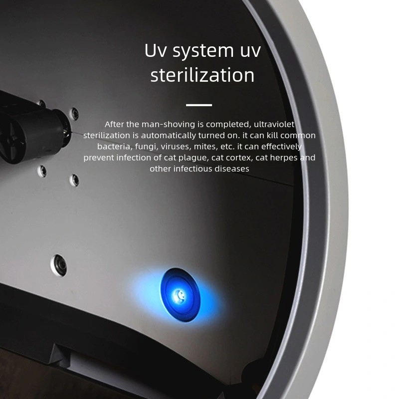 OEM/ODM Smart Cat Litter Box WiFi Automatic Scoop UV Sterilisation Fully Automatic Cat Toilet Pet Cat Supplies