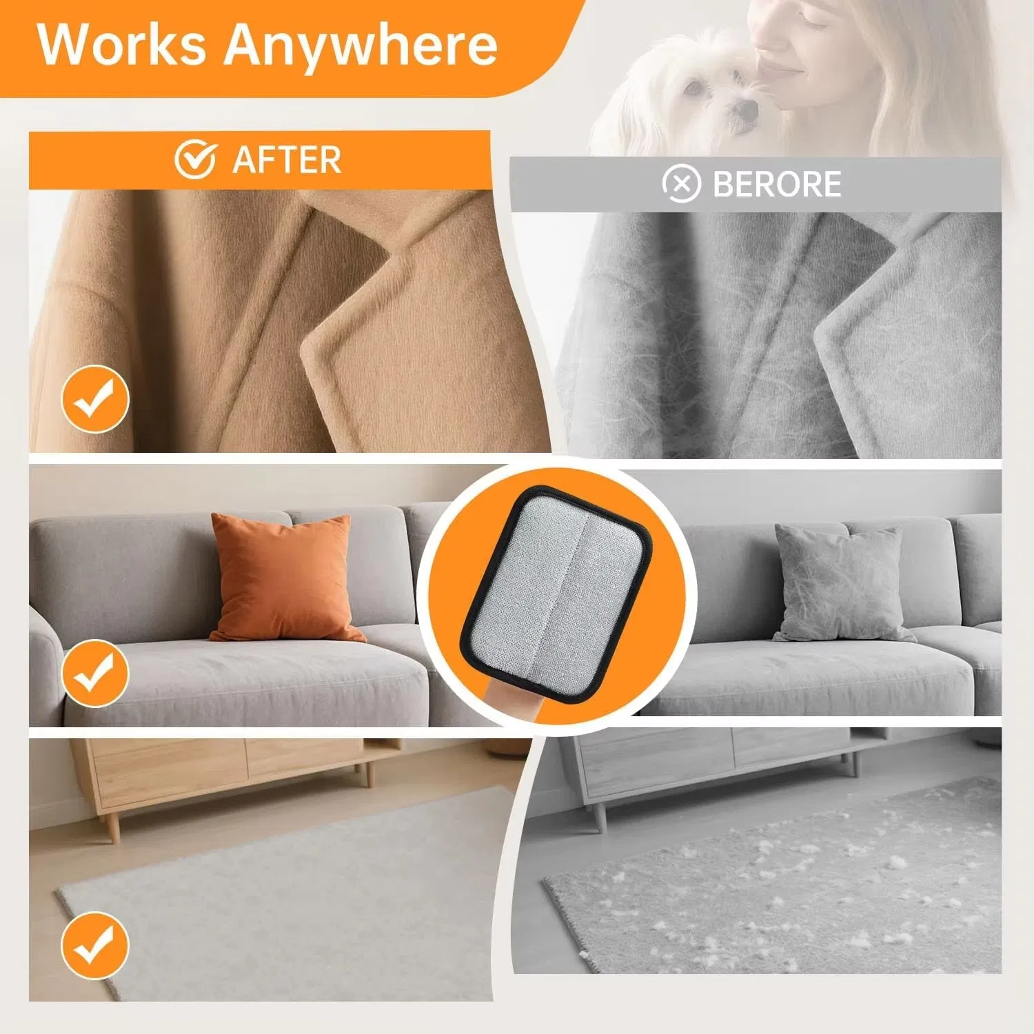 Pet Hair Removal Glove 4