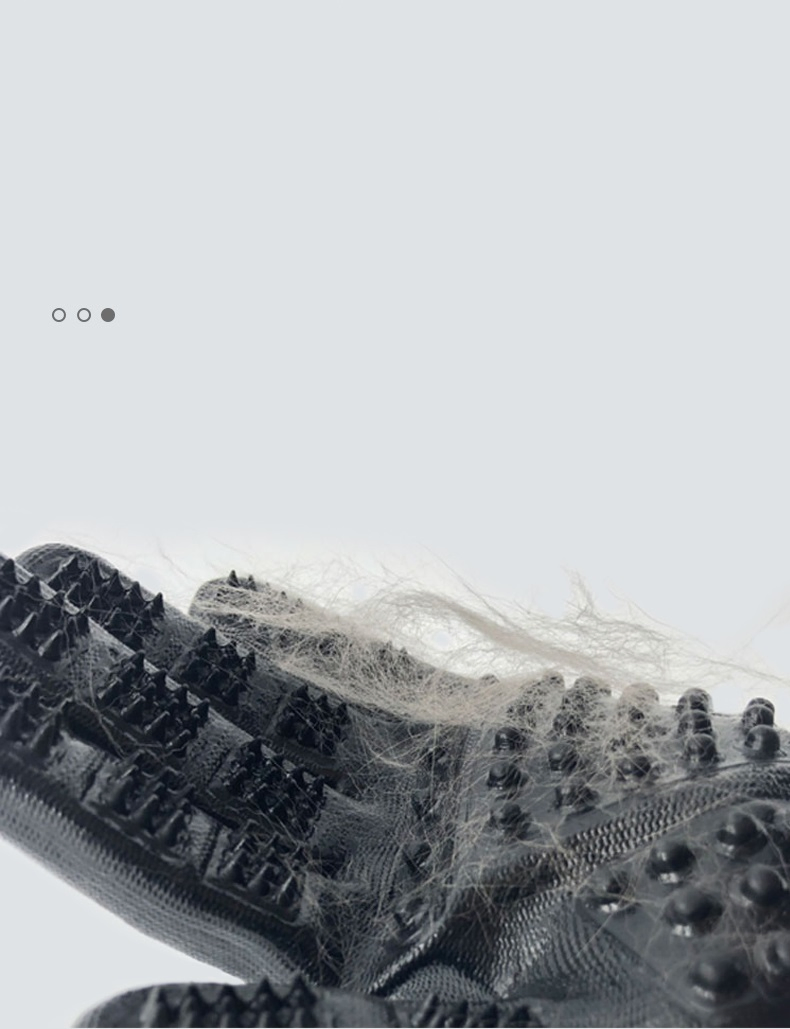 Easy Cleaning Gentle Brush Hair Remover Pet Grooming Gloves for Cats Dogs Horses