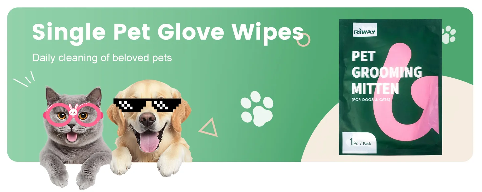 Pet Cleaning Gloves Banner