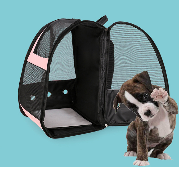Wholesale Foldable Pet Carrier Breathable Pet Travel Bag for Puppy Cats