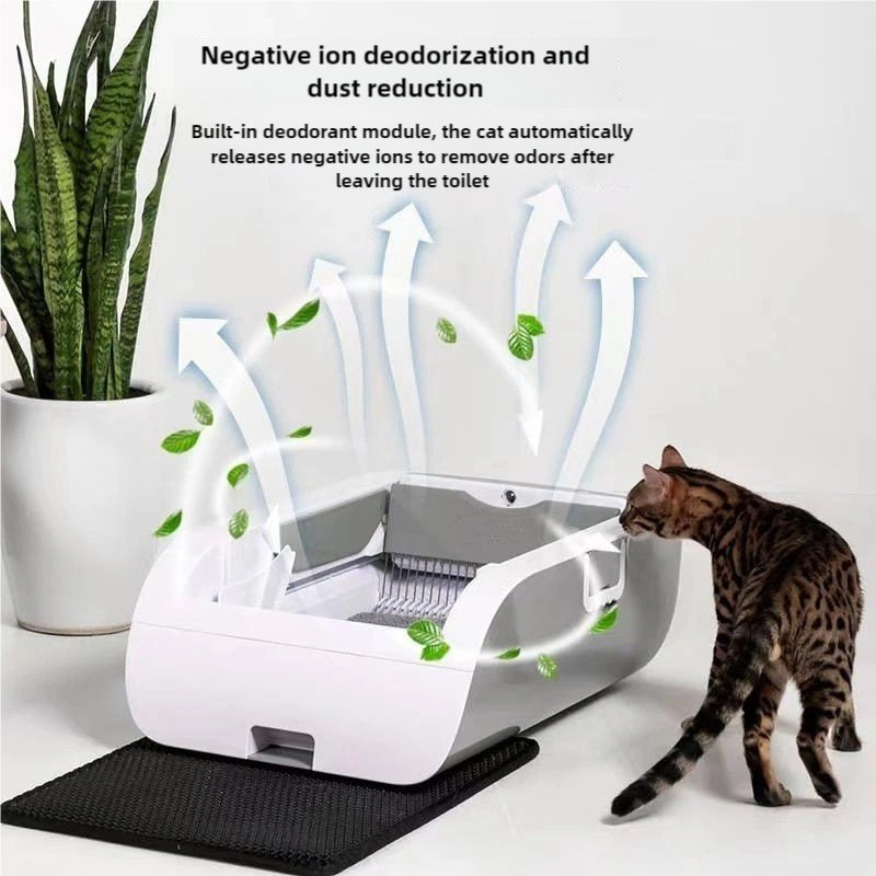 Wholesale Automatic Self-Cleaning Cat Litter Boxes Odor-Free Design Bulk Order Discounts &amp; OEM Branding for Pet Suppliers &amp; Retailers