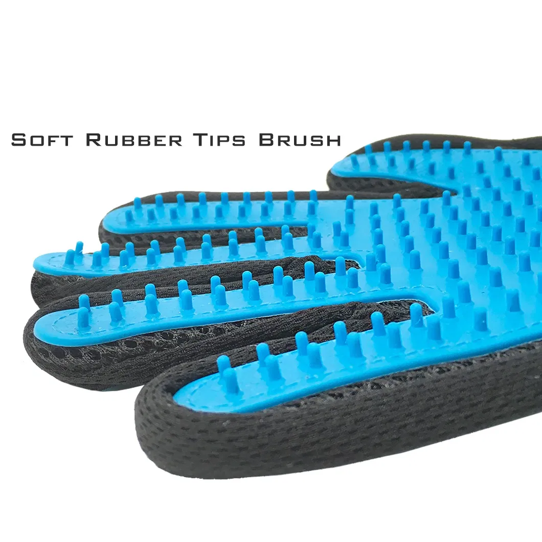 Easy Cleaning Gentle Brush Hair Remover Pet Bathing Shower Pet Accessories Supply Products Dog Cat Grooming Glove Mokofuwa Anhui