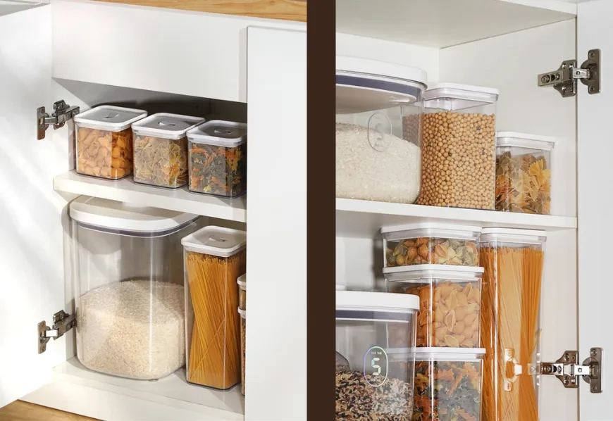 Pet Rice Container Storage Food Cereal Container Bins