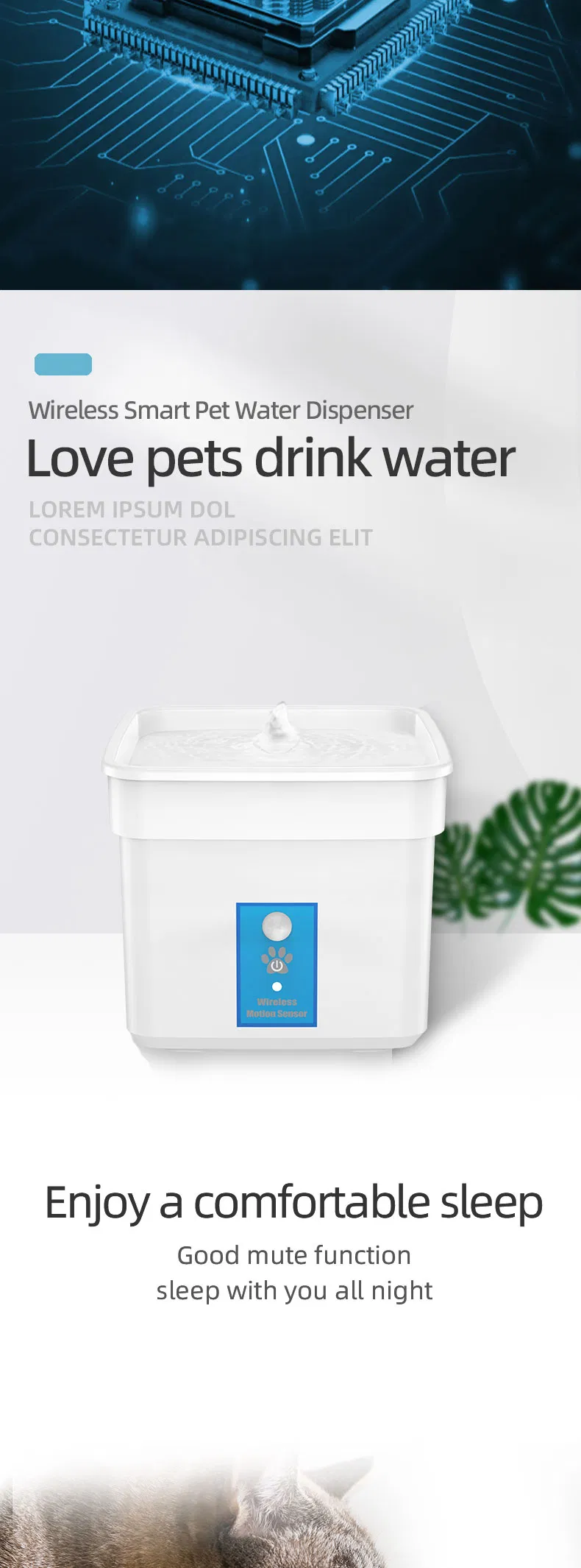 Pet Water Fountain Detail 4