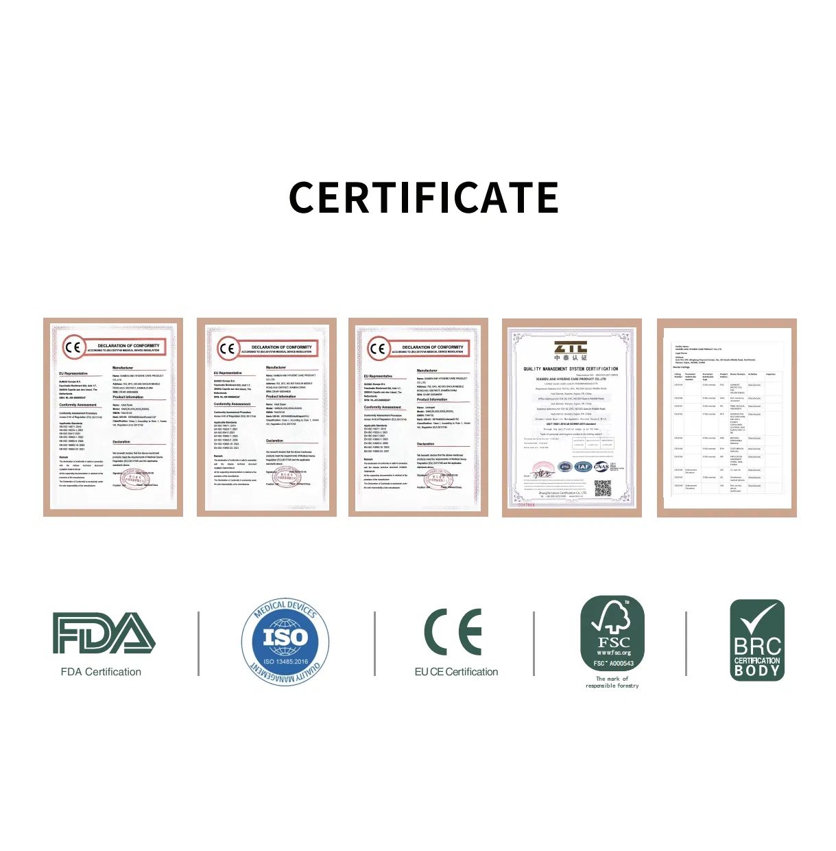 Certifications