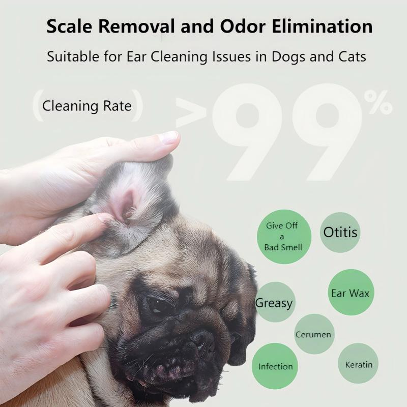 Pet Ear Cleaner - Anti - Mite &amp; Bacteria, Soothe Irritation