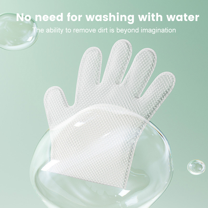 Deodorizing Portable Individually Packaged Pet Cleaning Gloves for Daily Body Grooming Cleaning